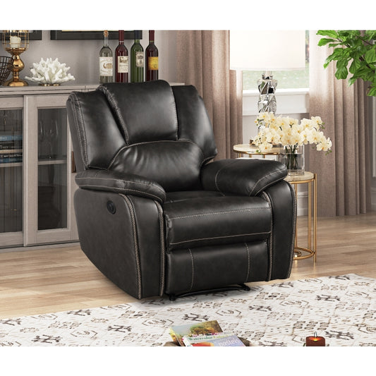 Brand New Power Recliner Breathable Air Leather (3 Colors)