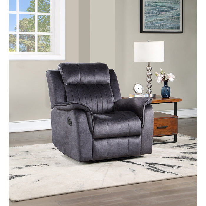 Brand New Fabric Manual Recliner (Blue Grey or Dark Grey)
