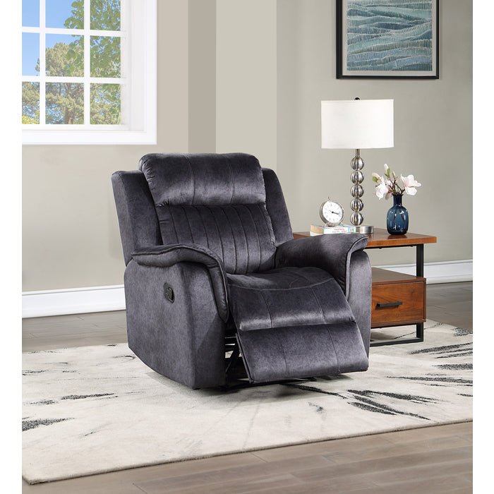 Brand New Fabric Manual Recliner (Blue Grey or Dark Grey)