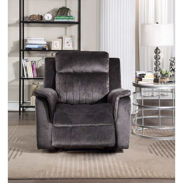 Brand New Fabric Manual Recliner (Blue Grey or Dark Grey)