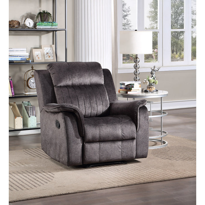 Brand New Fabric Manual Recliner (Blue Grey or Dark Grey)
