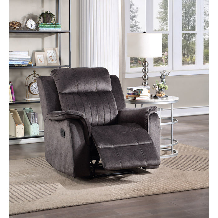 Brand New Fabric Manual Recliner (Blue Grey or Dark Grey)