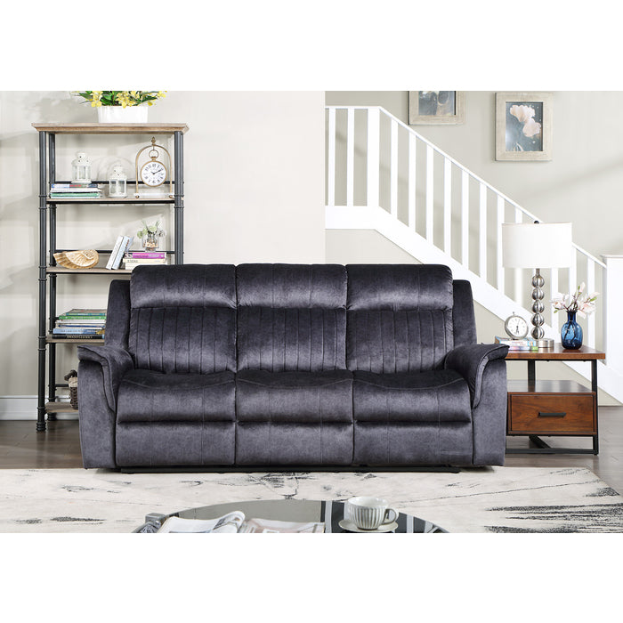 Brand New Power Fabric Power Recliners Sofa w/ Drop Down Tray (2 Colors)