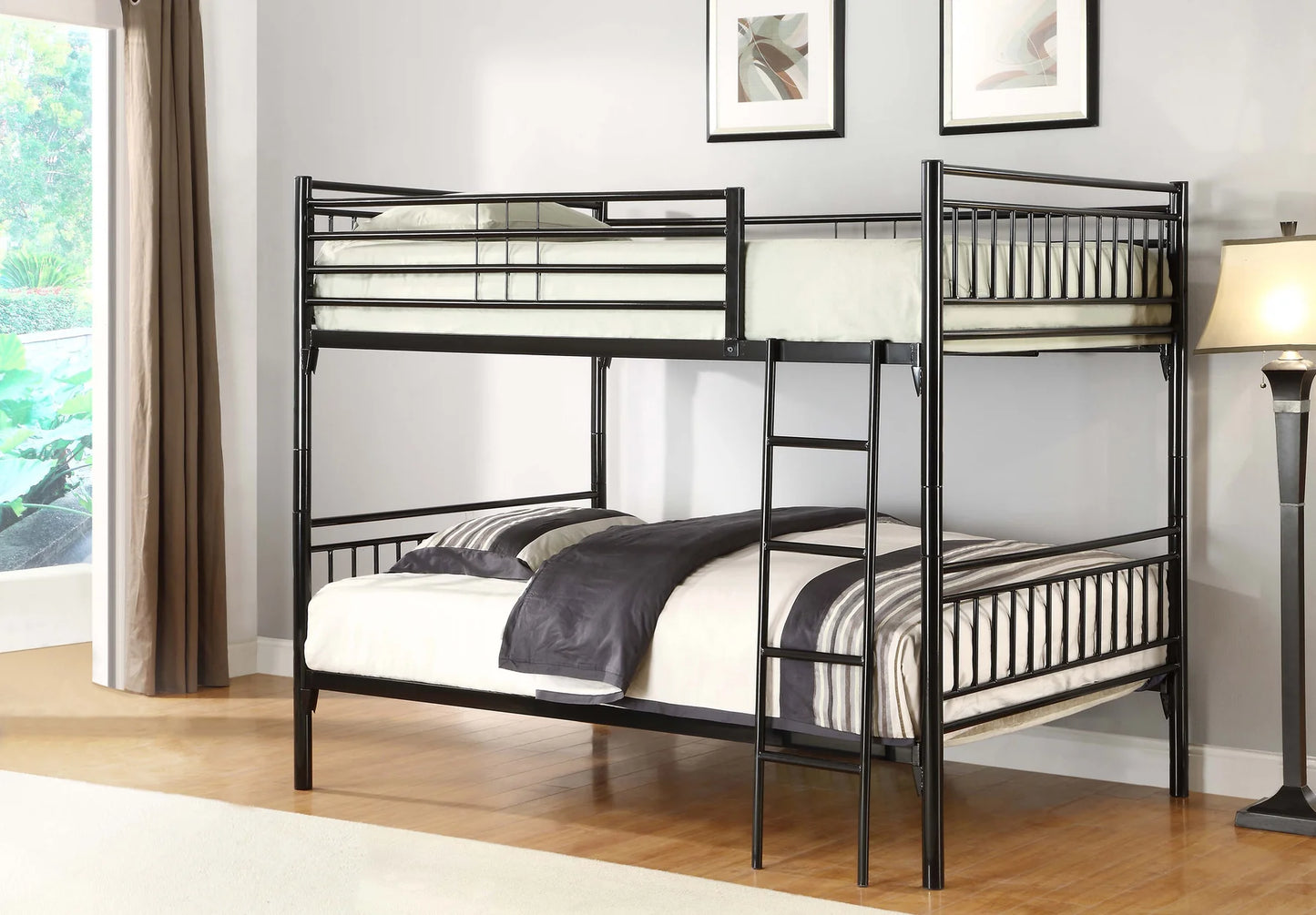 Brand New Black Full/Full Metal bunkbed