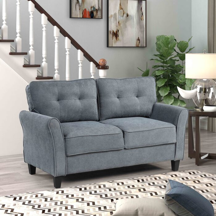 Brand New Grey 2pc Sofa Set (Light or Dark Grey)