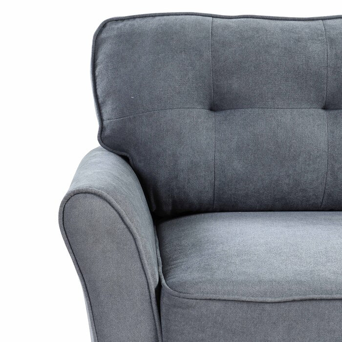 Brand New Grey 2pc Sofa Set (Light or Dark Grey)