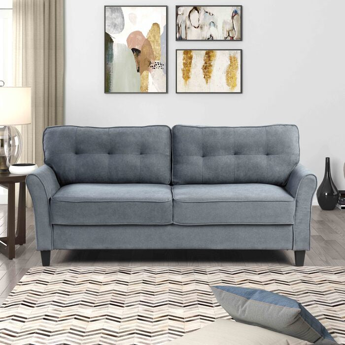 Brand New Grey 2pc Sofa Set (Light or Dark Grey)