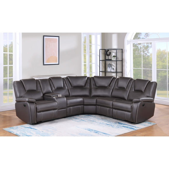 Brand New 6pc Reclining Sectional (3 Colors) Power or Manual
