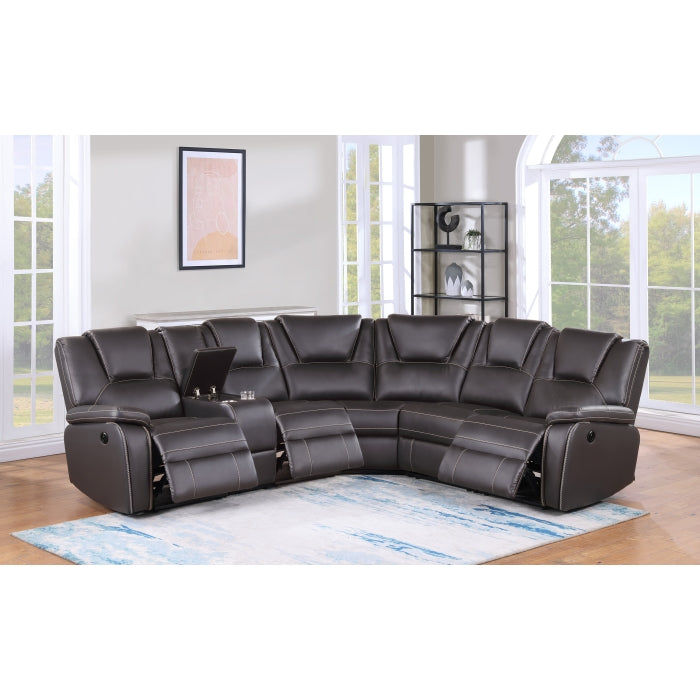 Brand New 6pc Reclining Sectional (3 Colors) Power or Manual