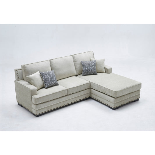 Brand New Taupe Sectional Sofa (Left or Right Facing Chaise)