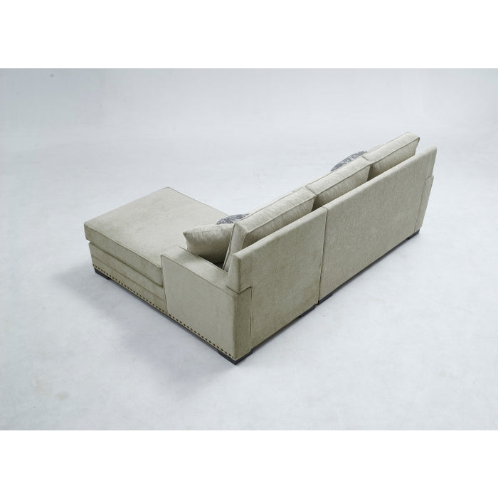 Brand New Taupe Sectional Sofa (Left or Right Facing Chaise)