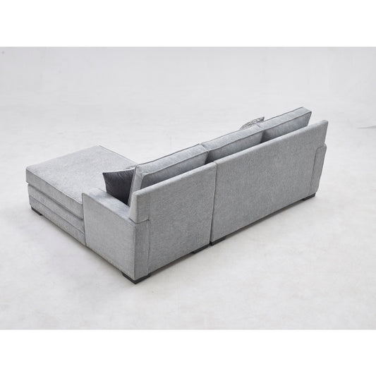 Brand New Light Grey Sectional Sofa (Left or Right Facing Chaise)