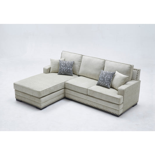 Brand New Taupe Sectional Sofa (Left or Right Facing Chaise)