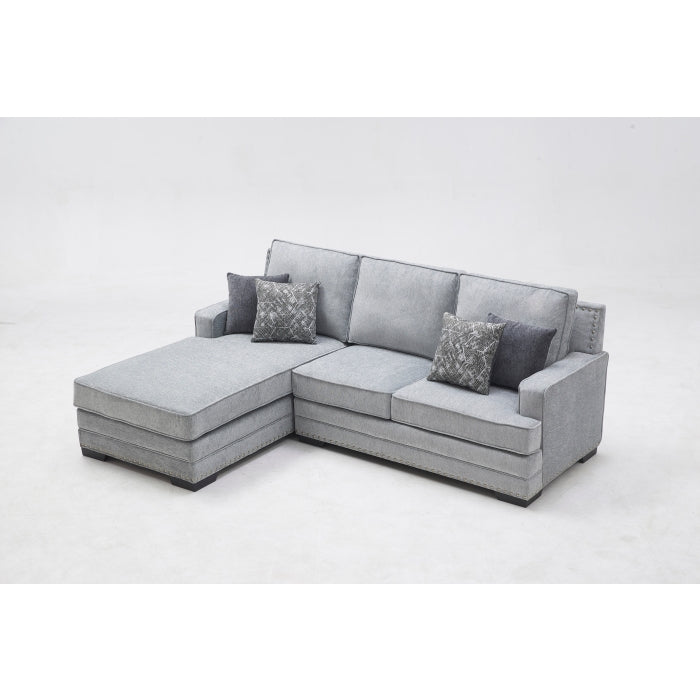 Brand New Light Grey Sectional Sofa (Left or Right Facing Chaise)