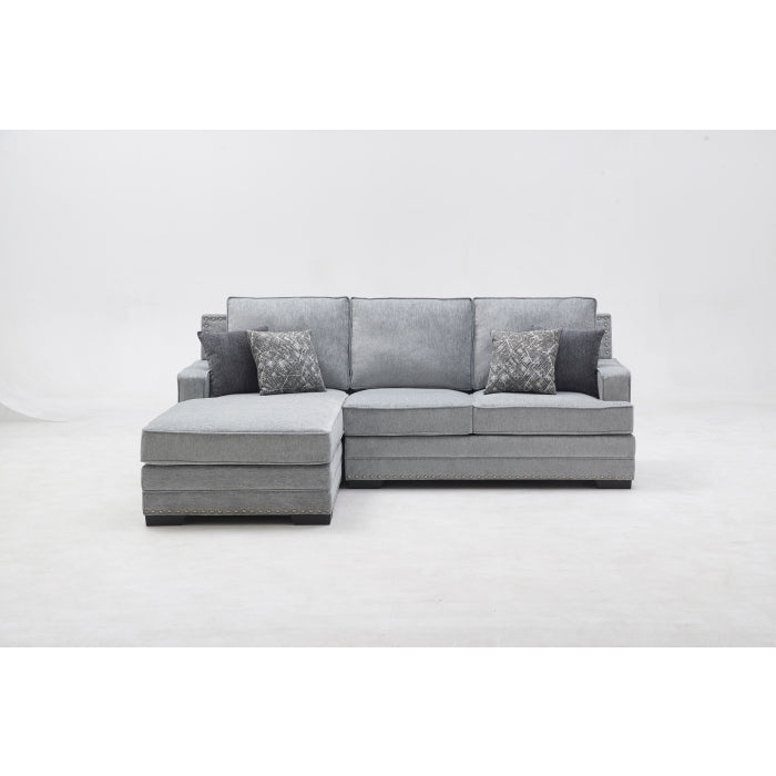 Brand New Light Grey Sectional Sofa (Left or Right Facing Chaise)