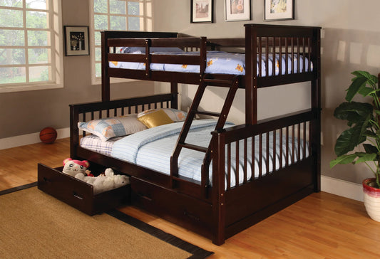 Brand New Twin/Full Wood Bunkbed **DRAWERS SEPERATE**