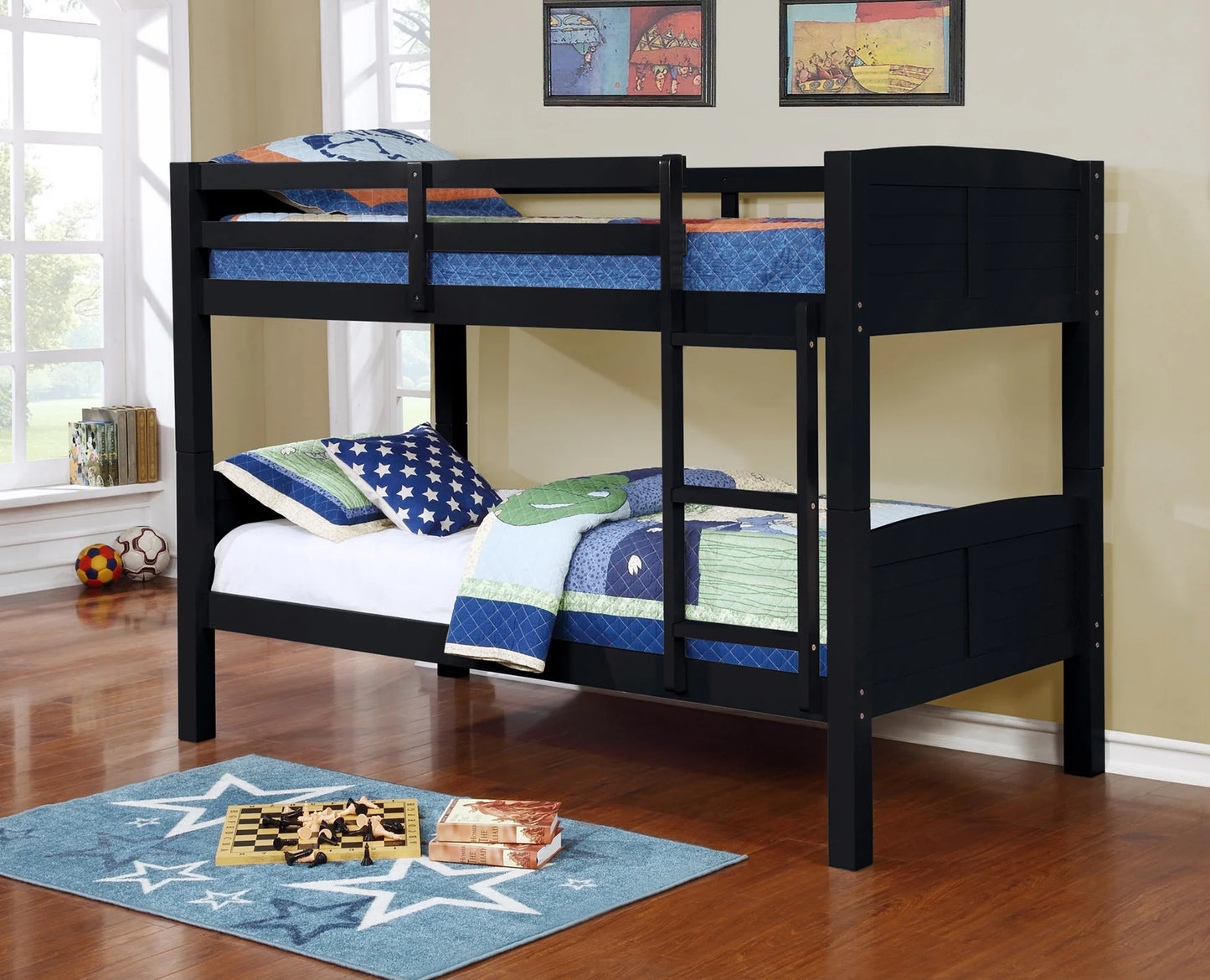 Brand New Twin/Twin Wood Bunkbed (3 Colors)