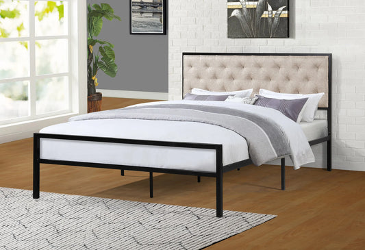 Brand New Metal Platform Bed (Gray or Beige)