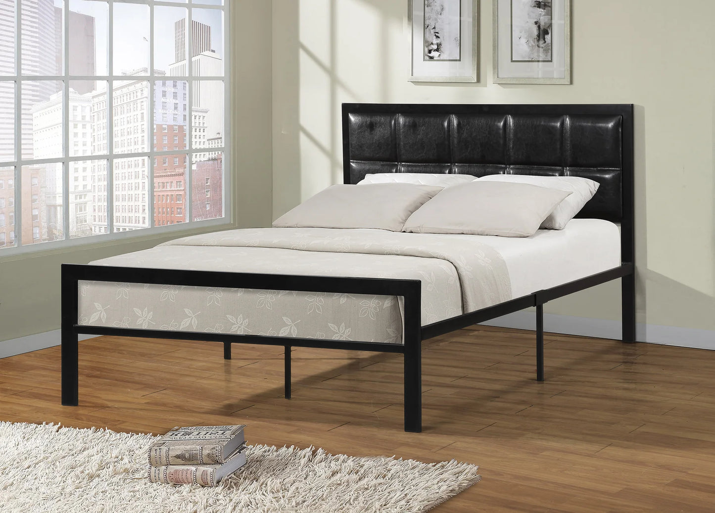 Brand New Black Metal Platform Bed