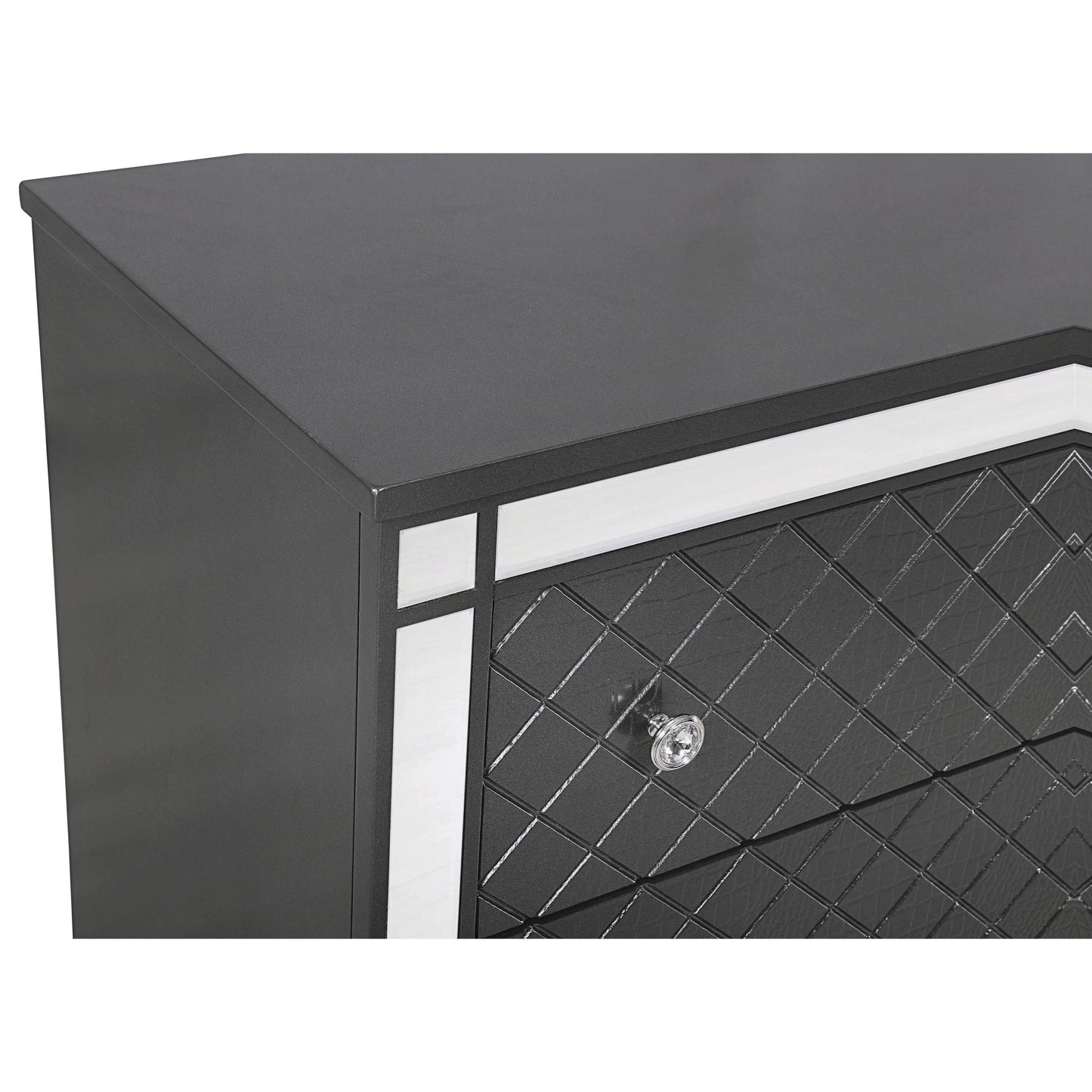 Brand New 5 Drawer Grey Tall Chest