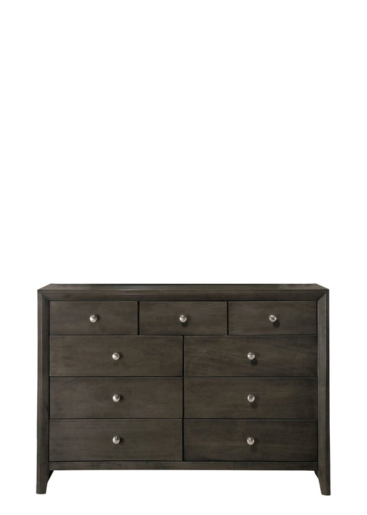 Brand New Grey Dresser (Optional Mirror)