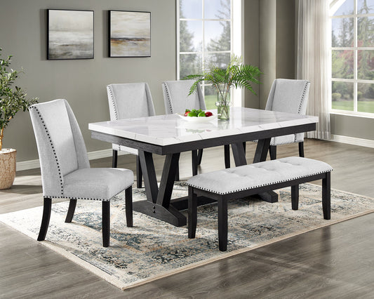 Brand New Faux Marble Dining Set (2 options)