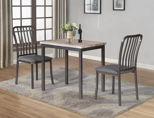 Brand New 3pc Metal Small Dining Set