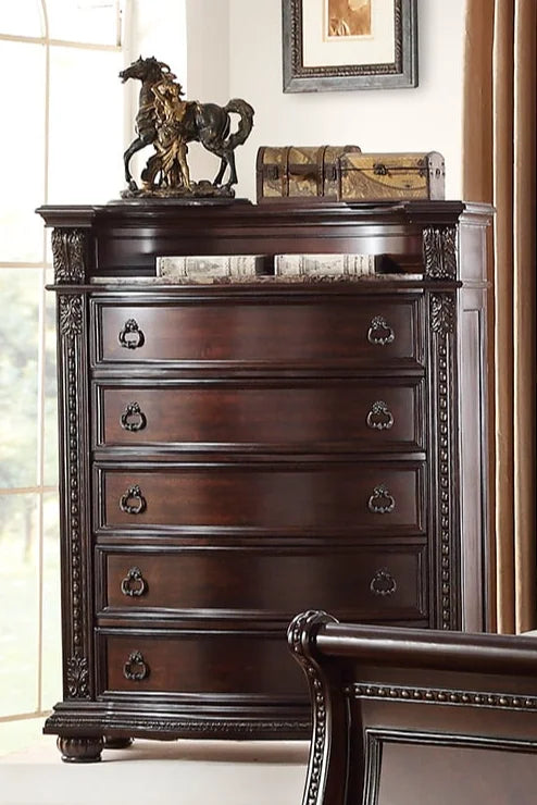 Brand New 4pc Cherry Bedroom Set (Queen or King)