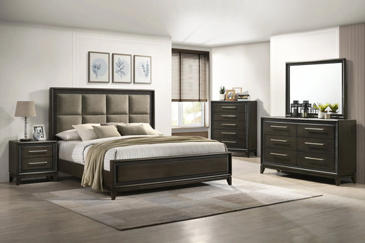 Brand New Brown 4pc Bedroom Set (Queen or King)