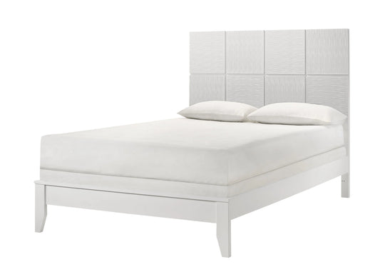 Brand New White Wood Bed (4 Sizes)
