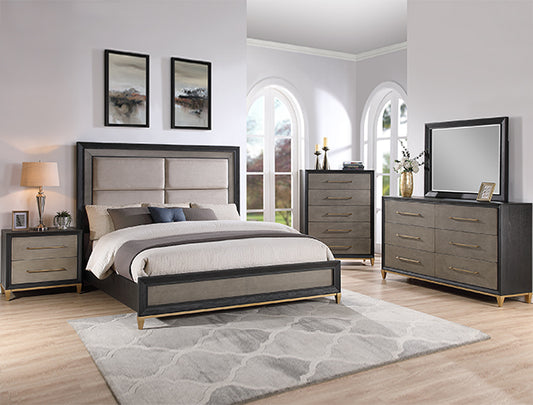 Brand New 2-Tone 4pc Bedroom Set (Queen or King)