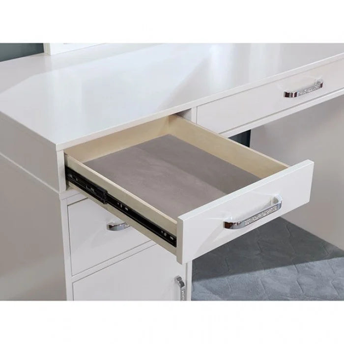 Brand New Vanity with Stool & LED Mirror (2 Colors)