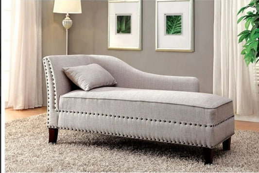 Brand New Linen Fabric Chaise (2 Colors)