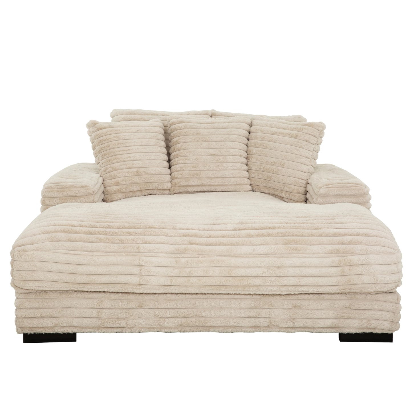 Brand New 67" Cuddler Chaise w/USB & Cupholders (2 Colors)