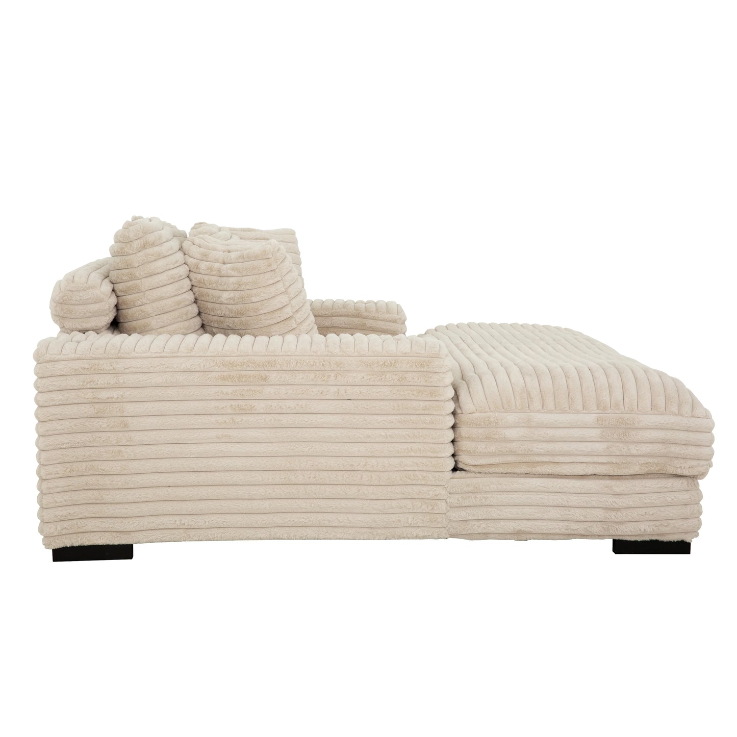 Brand New 67" Cuddler Chaise w/USB & Cupholders (2 Colors)