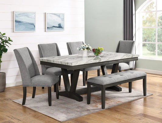 Brand New Faux Marble Dining Set (2 Options)