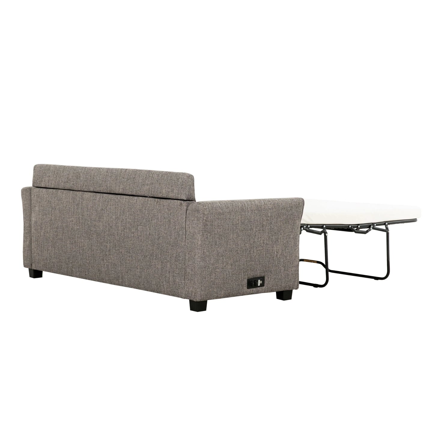Brand New Grey Full Size Sleeper Sofa w/USB & Power Outlet