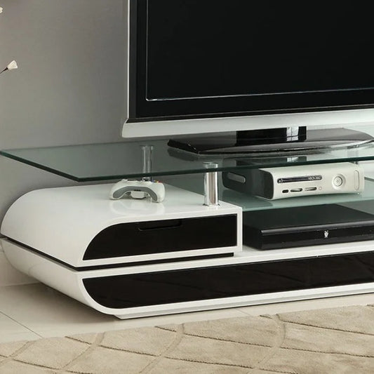 Brand New Black/White TV Stand