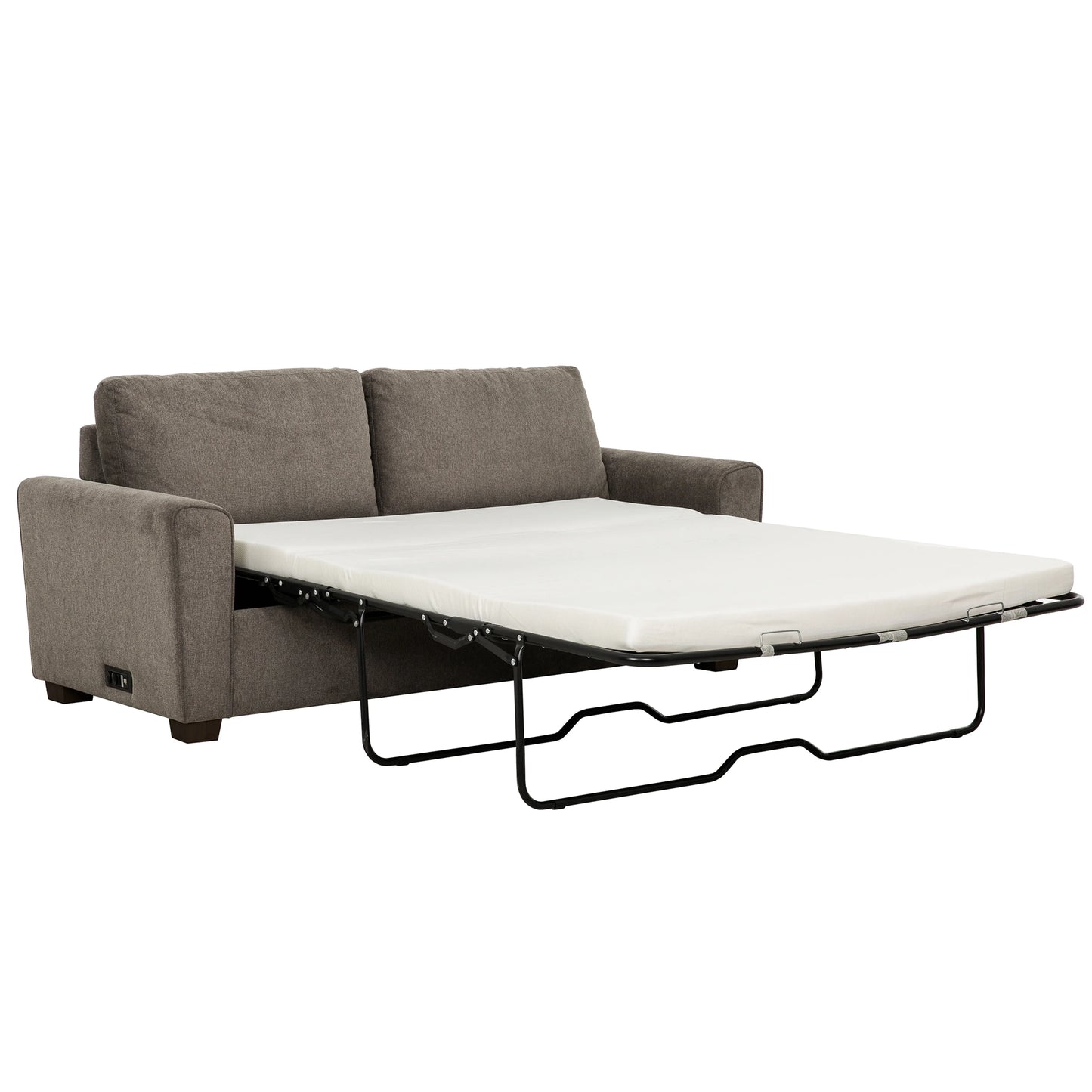 Brand New Nova Grey Queen Size Sleeper Sofa w/USB & Power Outlet