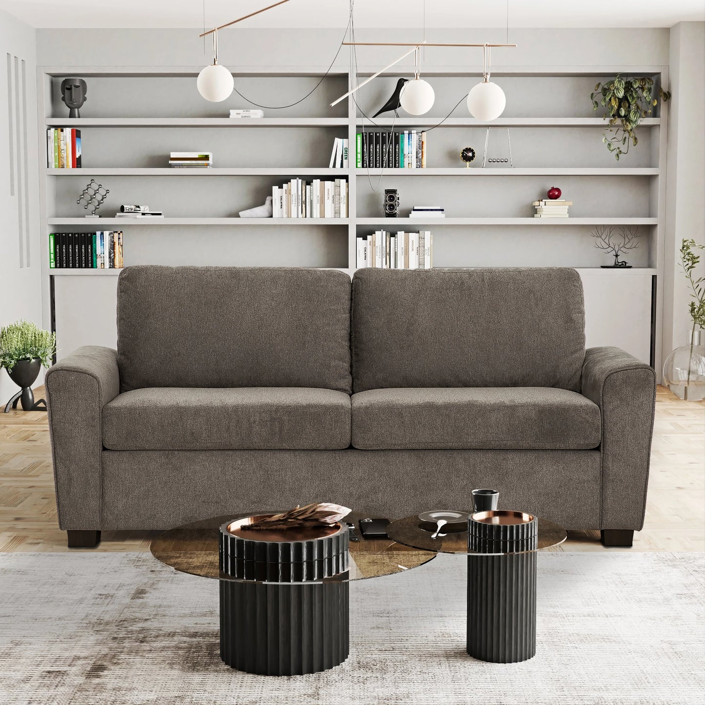 Brand New Nova Grey Queen Size Sleeper Sofa w/USB & Power Outlet