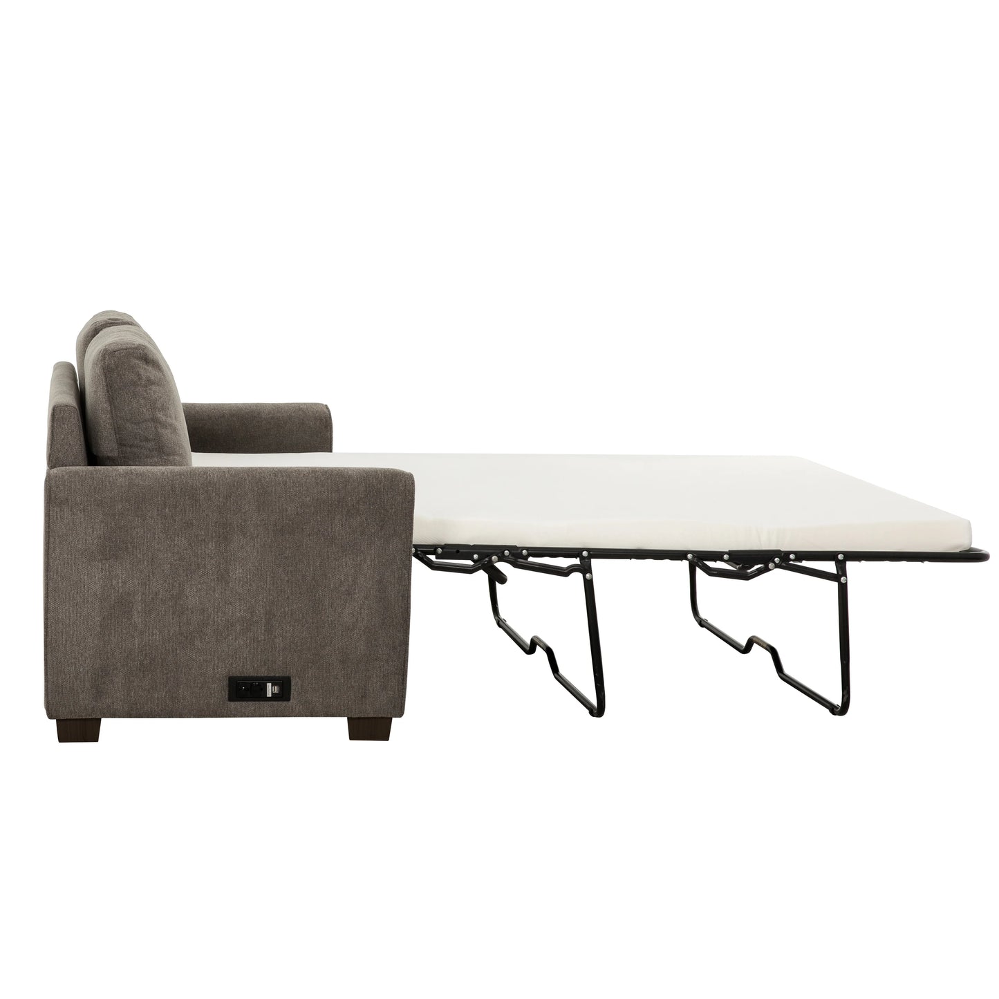 Brand New Nova Grey Queen Size Sleeper Sofa w/USB & Power Outlet