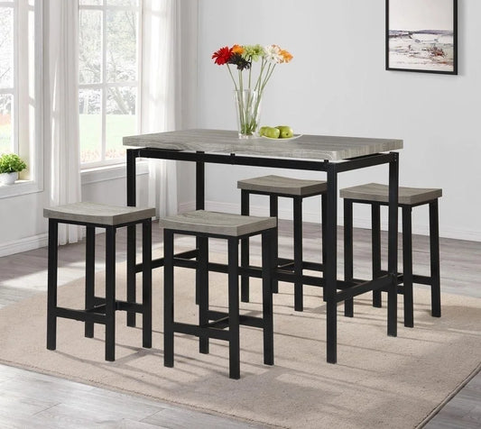 Brand New Counter Height Table & 4 Stools Set.
