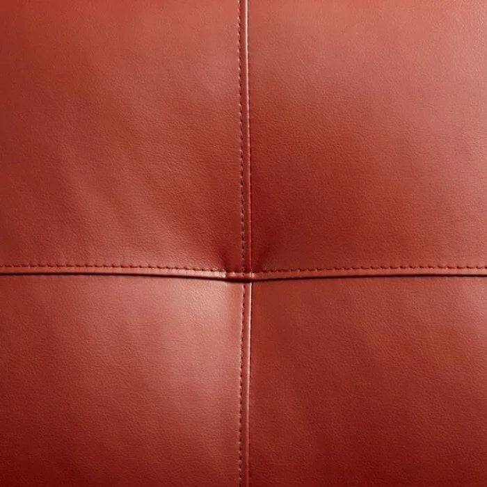 Brand New Mahogany Red Leatherette Sectional