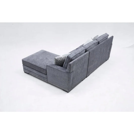 Brand New Grey Sectional (Left or Right Facing Chaise)