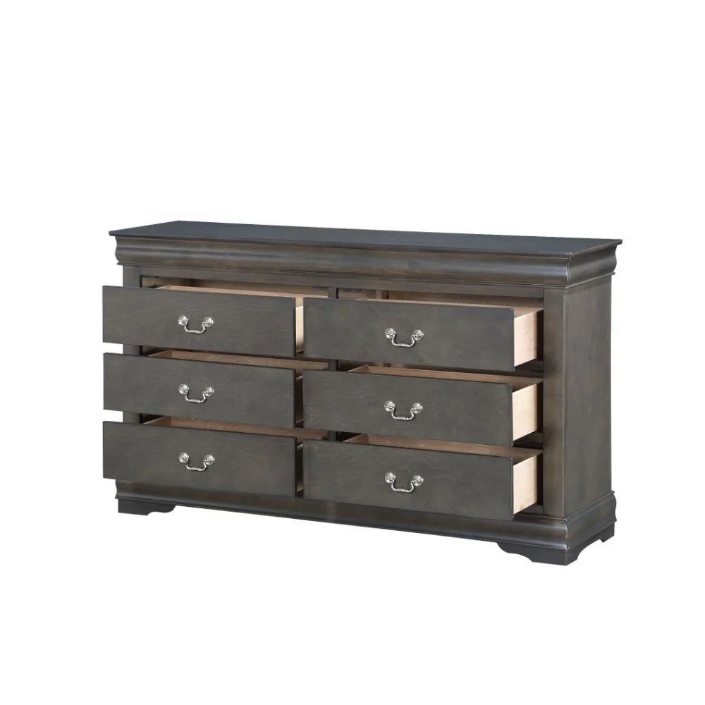 Brand New King 4pc Dark Grey Bedroom Set