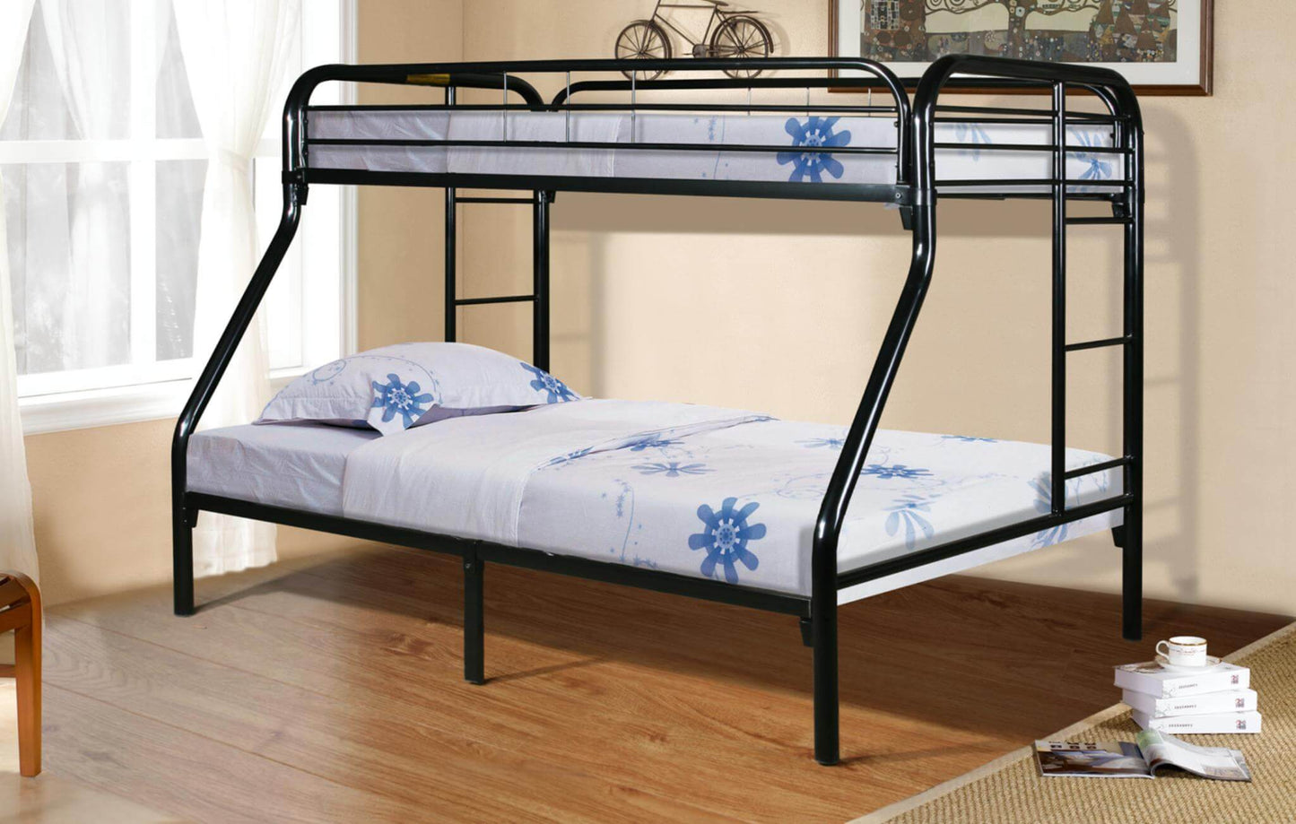 Brand New Twin/Full Metal Bunkbed (4 Colors)