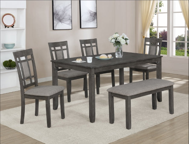 Brand New 6pc Grey Dining Set