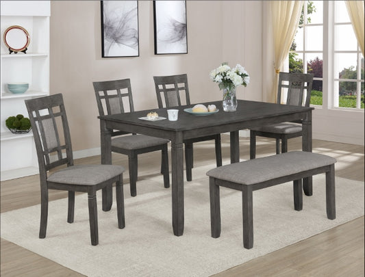 Brand New 6pc Grey Dining Set