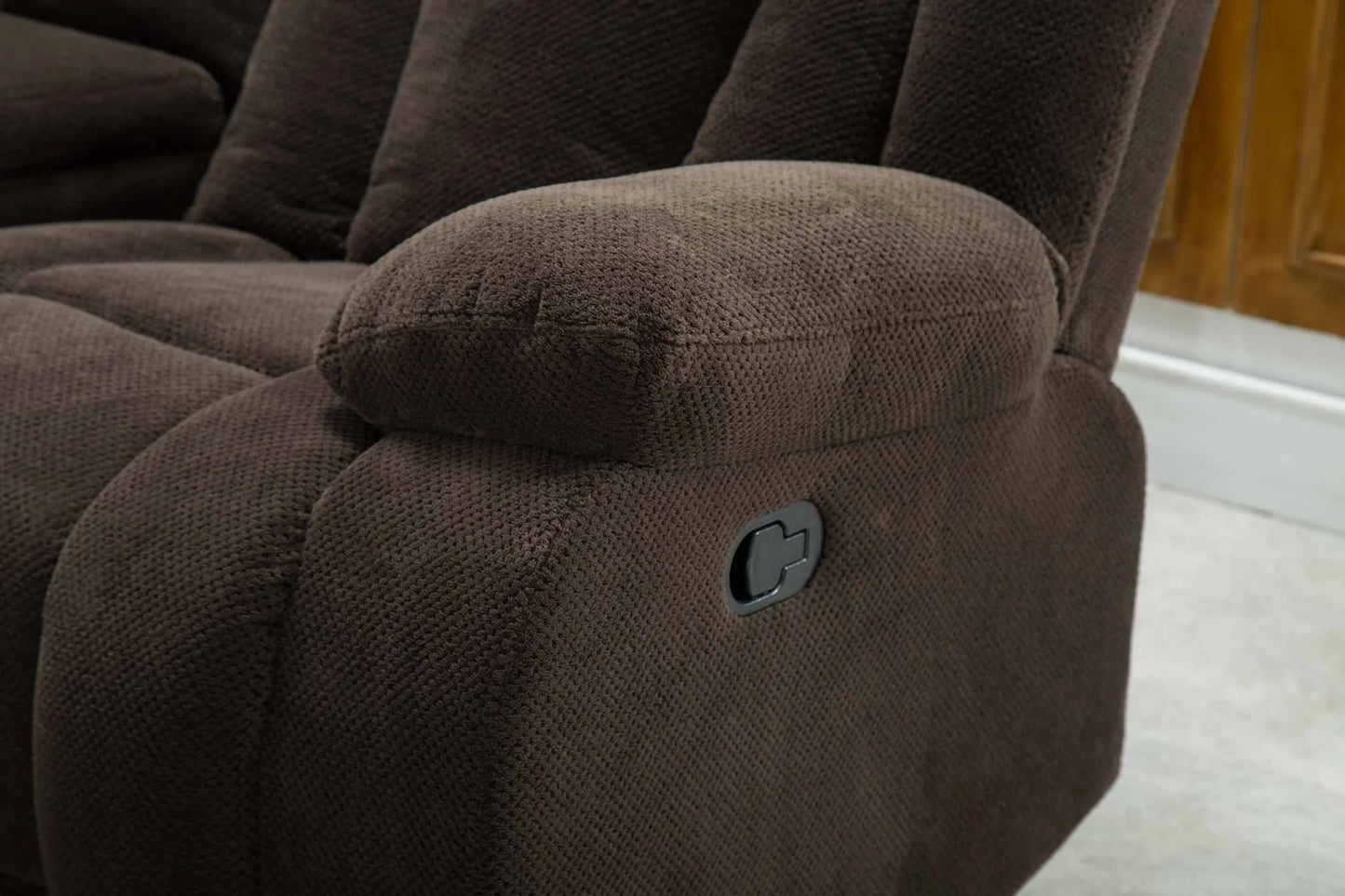 Brand New Fabric Manual Reclining Loveseat (3 Colors)