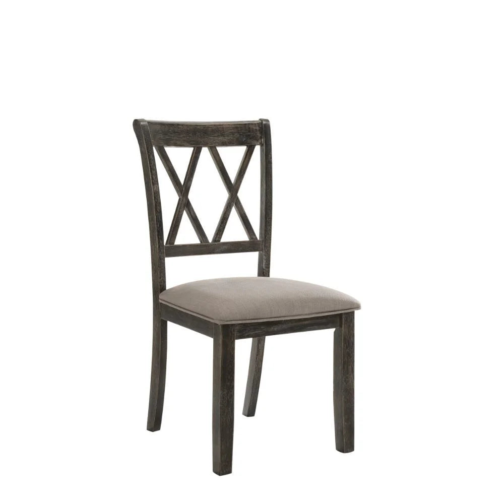 Brand New 6pc Weathered Grey Dining Set